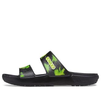 Crocs Soft Sole Shoe Black Green Unisex ”Black Green” 207283-0GU