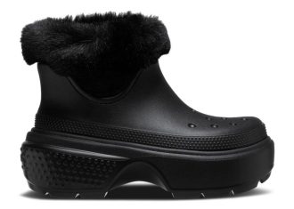Crocs stompfodrad känga ”svart”