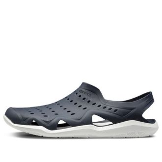 Crocs Svarta Vita Sandaler 203963-462 Crocs Svarta Vita Sandaler 203963-462