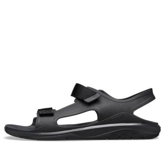 Crocs Swiftwater Light Cozy Sports Black Sandaler 206526-060