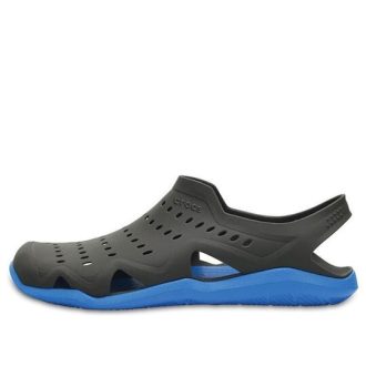 Crocs Swiftwater Wave Clogs ”Black Blue” 203963-08U