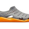 Crocs Swiftwater Wave Skor ”Slate Grey Blazing Orange” 203963-0FR
