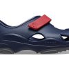Crocs (TD) Crocs All Terrain Fisherman Clogs ”Navy Red” 208351-4CC