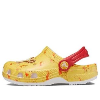 Crocs (TD) Crocs Classic Nalle Puh träskor ”Yellow Red” 208358-94S