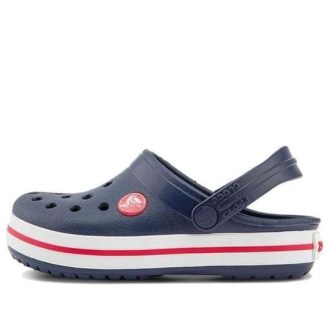 Crocs (TD) Crocs Crocband-träskor ”Navy White” 207005-485