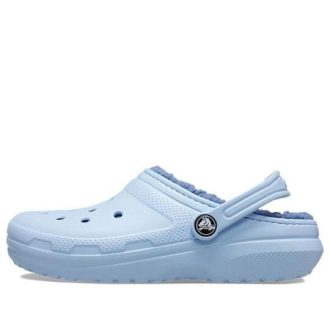 Crocs (TD) Crocs klassiska fodrade träskor ”Sky Blue” 207009-4NS
