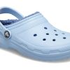 Crocs (TD) Crocs klassiska fodrade träskor ”Sky Blue” 207009-4NS