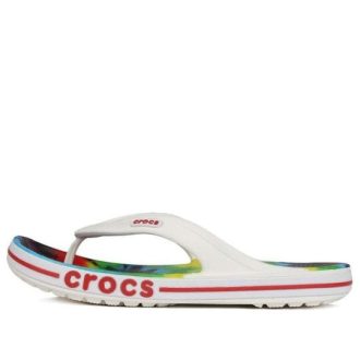 Crocs Tie Dye Mönster Flip-flops Tofflor Vit Unisex ”White” 206358-94S Crocs Tie Dye Mönster Flip-flops Tofflor Vit Unisex ”White” 206358-94S