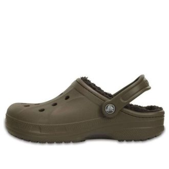 Crocs vinterfodrade träskor ”Walnut Espresso” 203766-23J