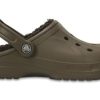 Crocs vinterfodrade träskor ”Walnut Espresso” 203766-23J