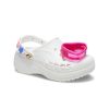 Crocs (WMNS) Baya Midsummer Platform Clogs ”White Pink” 210091-1LI