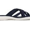 Crocs (WMNS) Beach & Pool Slides Tofflor ”Dark Blue White” 205479-462
