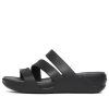 Crocs (WMNS) Boca Strappy Wedge Sandals ”Black” 207434-001