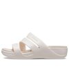 Crocs (WMNS) Boca Strappy Wedge Sandals ”White” 207434-159