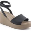 Crocs (WMNS) Brooklyn Ankel Strap Wedge Sandaler ”Black Beige” 209406-07H