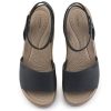 Crocs (WMNS) Brooklyn Ankel Strap Wedge Sandaler ”Black Beige” 209406-07H