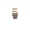 Crocs (WMNS) Brooklyn Ankel Strap Wedge Sandaler ”Cream White Brown” 209406-2DS
