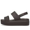Crocs (WMNS) Brooklyn Croco Low Espresso Sandal ”Brown” 208585-206