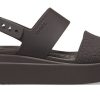 Crocs (WMNS) Brooklyn Croco Low Espresso Sandal ”Brown” 208585-206