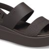 Crocs (WMNS) Brooklyn Croco Low Espresso Sandal ”Brown” 208585-206