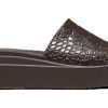 Crocs (WMNS) Brooklyn Croco Shine Slide Sandaler ”Espresso” 209253-206