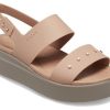 Crocs (WMNS) Brooklyn Dubbade Low Wedge ”Cork Mushroom” 209254-2DH