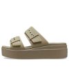 Crocs (WMNS) Brooklyn Low Sandals ”Khaki” 207431