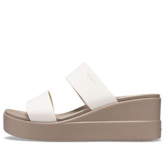 Crocs (WMNS) Brooklyn lätta svampgrå sandaler 206219-16T