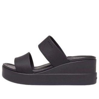 Crocs (WMNS) Brooklyn lätta svarta sandaler 206219-060