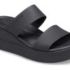 Crocs (WMNS) Brooklyn lätta svarta sandaler 206219-060