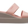 Crocs (WMNS) Brooklyn Lättvikts blekrosa sandaler 206219-6RL