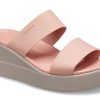 Crocs (WMNS) Brooklyn Lättvikts blekrosa sandaler 206219-6RL