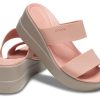 Crocs (WMNS) Brooklyn Lättvikts blekrosa sandaler 206219-6RL