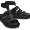 Crocs (WMNS) Brooklyn Luxe Gladiator Sandals ”Black” 209557-060