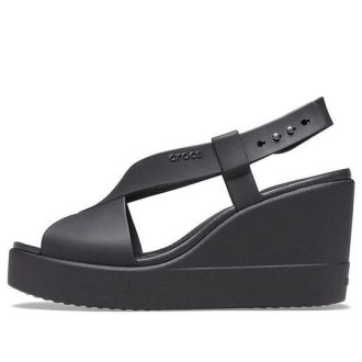 Crocs (WMNS) Brooklyn mysiga halkfria sportsvarta sandaler 206222-060