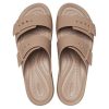Crocs (WMNS) Brooklyn Sandal Low Wedge ”Latte” 207431-2Q9