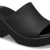 Crocs (WMNS) Brooklyn Slide Heels ”Black” 209408-060