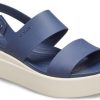 Crocs (WMNS) Brooklyn Thick Sole Sandaler Blå Grå ”Blue Grey” 206453-46K