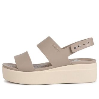 Crocs (WMNS) Brooklyn Thick Sole Sandaler Grå 206453-15W