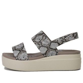 Crocs (WMNS) Brooklyn tjock sula Casual sandaler grå 206453-93T