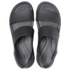 Crocs (WMNS) Brooklyn tjock sula Casual svarta sandaler 206453-060