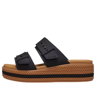 Crocs (WMNS) Brooklyn Woven Spännesandaler ”Black Brown” 209978-001