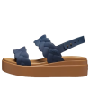 Crocs (WMNS) Brooklyn Woven Wedge Sandaler ”Blue Brown” 209977-410