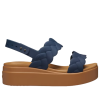 Crocs (WMNS) Brooklyn Woven Wedge Sandaler ”Blue Brown” 209977-410