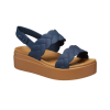 Crocs (WMNS) Brooklyn Woven Wedge Sandaler ”Blue Brown” 209977-410