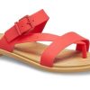 Crocs (WMNS) Casual Flame Red Tofflor 206108-8C1
