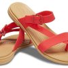 Crocs (WMNS) Casual Flame Red Tofflor 206108-8C1
