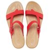 Crocs (WMNS) Casual Flame Red Tofflor 206108-8C1