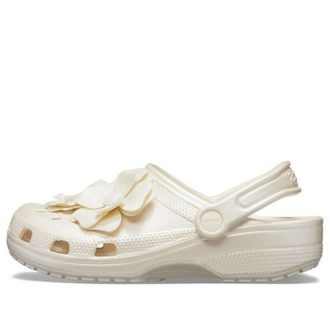 Crocs (WMNS) Classic Clog 3d Flower White Sandaler 205587-159