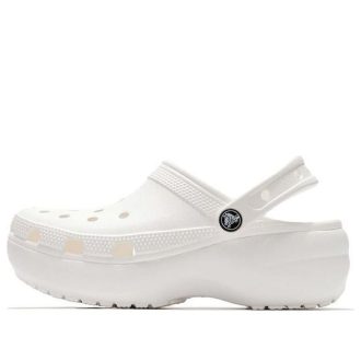 Crocs (WMNS) Classic Clog clouds Retro Strandsko Vit 206750-100